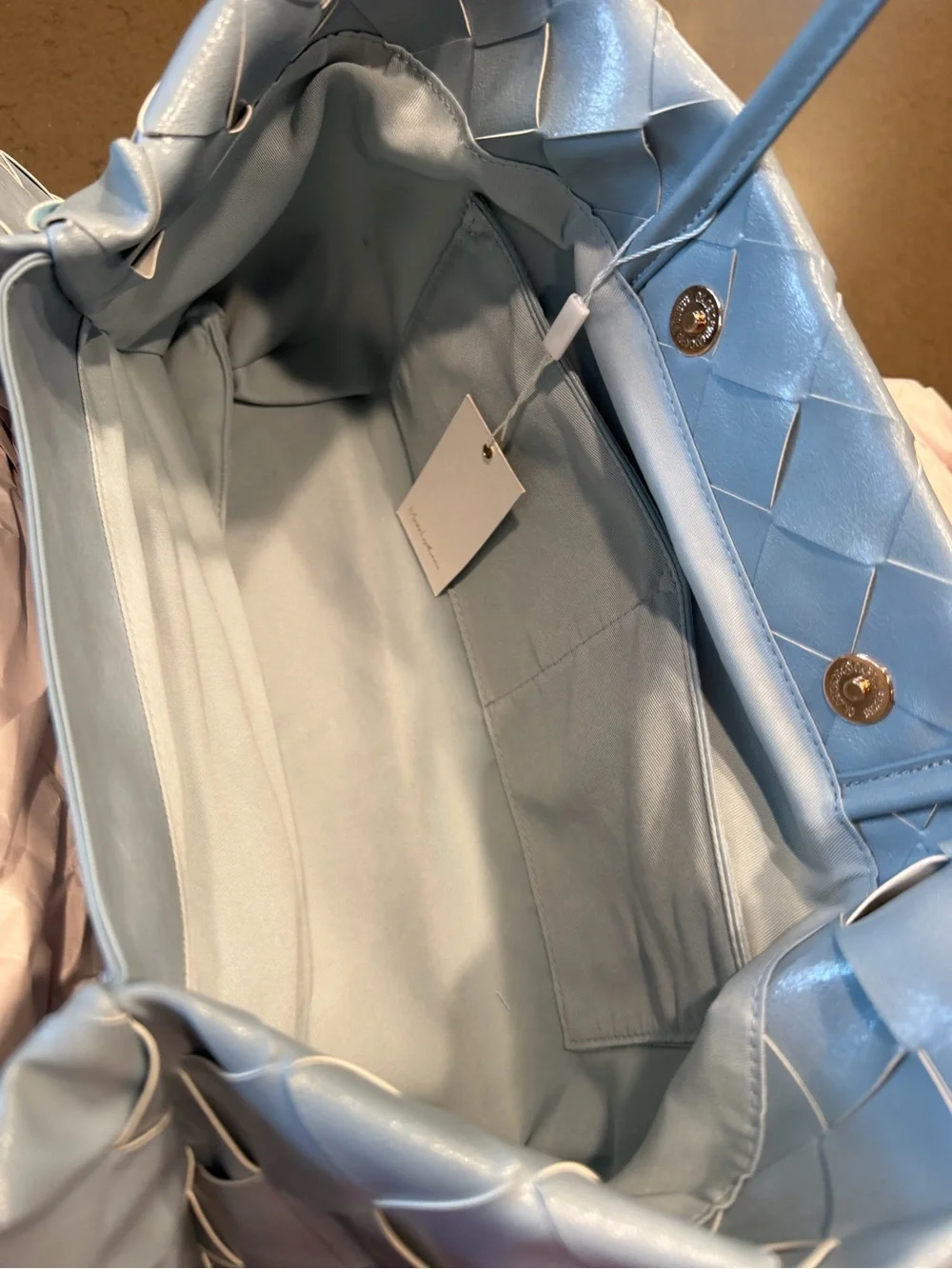 NWT Mode Luxe Elsy Satchel - Blue